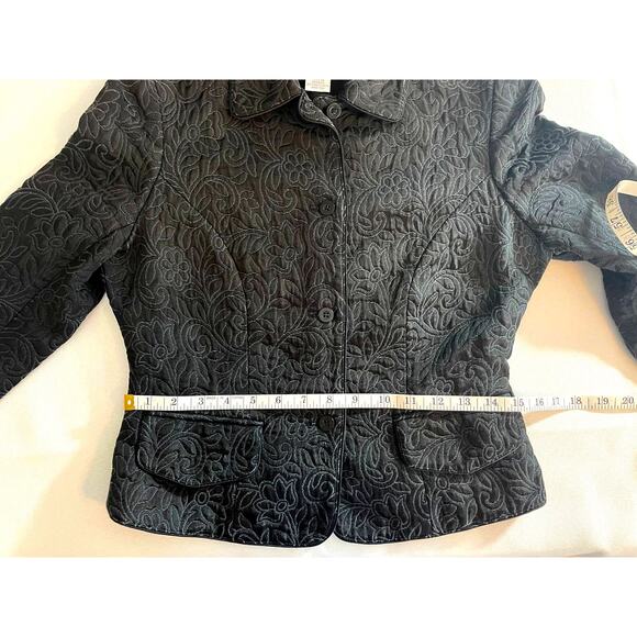 JACLYN SMITH CLASSIC BLAZER, SIZE SMALL, EMBROIDERED - Picture 7 of 9